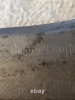 Orig. Buffalo Skinner Knife Solingen, Germany Carved Antler withSheath