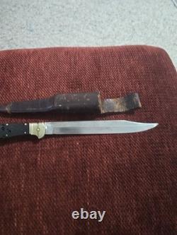 Othello Anton Jr. Slinger Germany Folding Knife With Sheath Vintage