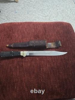 Othello Anton Jr. Slinger Germany Folding Knife With Sheath Vintage