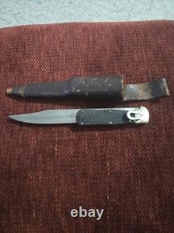 Othello Anton Jr. Slinger Germany Folding Knife With Sheath Vintage