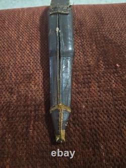 Othello Anton Jr. Slinger Germany Folding Knife With Sheath Vintage