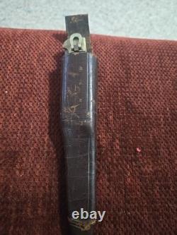Othello Anton Jr. Slinger Germany Folding Knife With Sheath Vintage