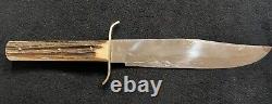 Othello Anton Wingen Original Bowie Knife Soligen Germany Stag Handle Large