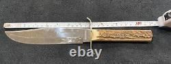 Othello Anton Wingen Original Bowie Knife Soligen Germany Stag Handle Large