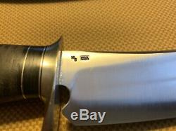 P J Tomes Handmade Forged Scagel Hunter Fixed Blade Knife