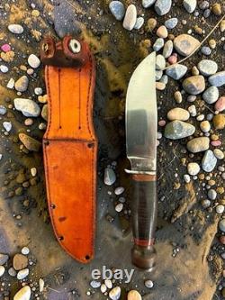 PAL Double Red spacer Rare RH34 Vintage Fixed Blade Knife Excellent