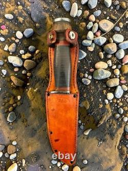 PAL Double Red spacer Rare RH34 Vintage Fixed Blade Knife Excellent