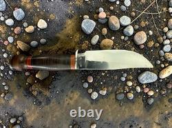 PAL Double Red spacer Rare RH34 Vintage Fixed Blade Knife Excellent