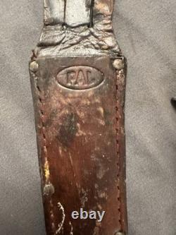 PAL RH 34 Vintage Fixed Blade Knife. Wood Pommel