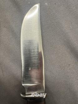 PAL RH 34 Vintage Fixed Blade Knife. Wood Pommel