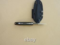 PML Knives Witches Finger, CPM-S30V Tapered-Tang, Blk G10, Kydex, Custom Knife