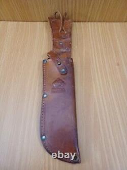 PUMA KNIVES VINTAGE 6384 WHITE HUNTER 1966 STAG WithSHEATH MADE IN GERMANY