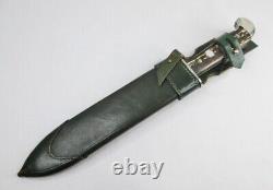 PUMA Knife WAIDBLATT 3588 Pre-'64 Stag Fixed Blade Knife withSheath Solingen, DE