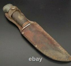 Pal Rh34 Vintage 1935-53 USA Hunting Survival Bowie Knife With Bsa Sheath
