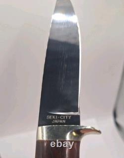 Paragon Fixed Blade Knife Seki Japan Hunting Utility Near Mint