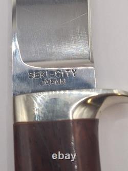 Paragon Fixed Blade Knife Seki Japan Hunting Utility Near Mint