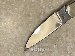 Parker Cutlery MINT Fixed Blade Drop Point Knife 5 with Sheath- MINT VINTAGE