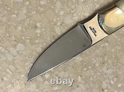 Parker Cutlery MINT Fixed Blade Drop Point Knife 5 with Sheath- MINT VINTAGE