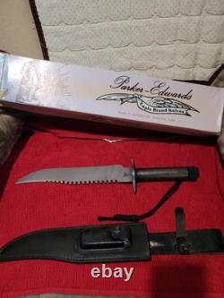 Parker Edwards Eagle Brand Knives Damascus Blade. Rare Discontinued