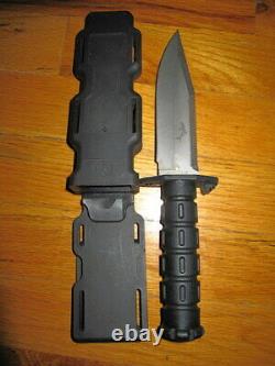 Phrobis Patent Buck 9010 MFK (Modular Field Knife) Diving + black swivel sheath