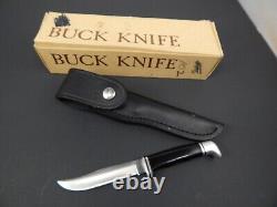 Pre-1986 BUCK 102 Woodsman HUNTING KNIFE withsheath MINTY IN BOX