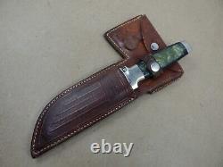 Pre-WW2 Case Tested 961 KNIFE-AXE COMBO SET Green Onyx Celluloid Excellent