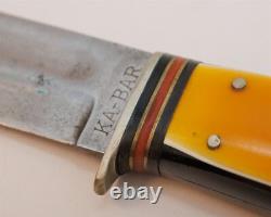 Pre WW2 KA-BAR Union Cutlery Little Hunter Stag Celluloid Knife