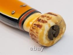 Pre WW2 KA-BAR Union Cutlery Little Hunter Stag Celluloid Knife
