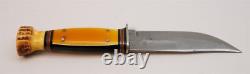 Pre WW2 KA-BAR Union Cutlery Little Hunter Stag Celluloid Knife