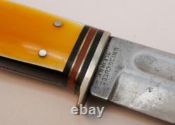 Pre WW2 KA-BAR Union Cutlery Little Hunter Stag Celluloid Knife