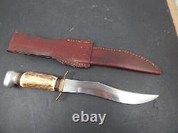 Pre-WW2 Solingen Wm. Willms SIBERIAN SKINNER Large HUNTING KNIFE
