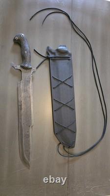 Predator Billy Knife Fallen Oak Forge Handmade Mint Condition Never Used Rare