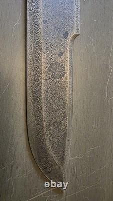 Predator Billy Knife Fallen Oak Forge Handmade Mint Condition Never Used Rare