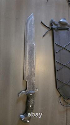 Predator Billy Knife Fallen Oak Forge Handmade Mint Condition Never Used Rare