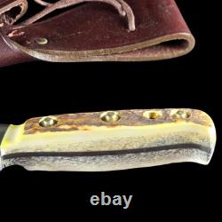 Puma Bowie Knife 116396 08/RC Leather Sheath, Box, Certification NEW OLD STOCK