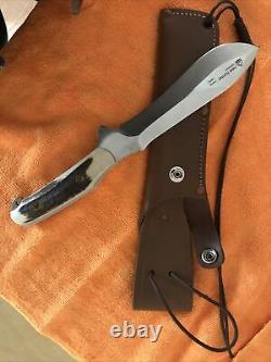Puma Germany New Hunter 118375 Knife With Factory Leather Sheath GERMANY LOOK