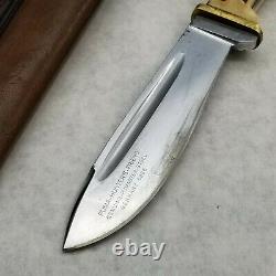 Puma knives Hunters Friend 6398 Knife 1970 with Treestump Sheath preowned solid