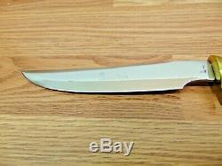 Queen Cutlery Vietnam Recon Hump Back Fighting Hunting Knife & Sheath MINT