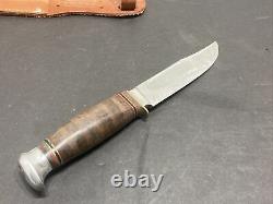 R. J. Richter Fixed Blade Soligen Germany Bowie Knife Leather Handle NOS #1