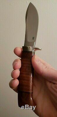 R L BOB DOZIER Nessmuk Skinner KNIFE & Kydex Wilderness Sheath Arkansas Made