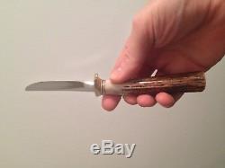 RANDALL MADE KNIVES Model 21 Little Game Knife Stag Handle ANDY THORNAL Sheath