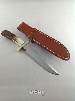 RANDALL Made KNIFE Model 1-7 Fighting/All Purpose Knife withStag Handle