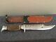 RARE 1950s SOLINGEN GERMANY 13.5 RHINO BOWIE 469 STAG BONE AFRICAN HUNTER KNIFE