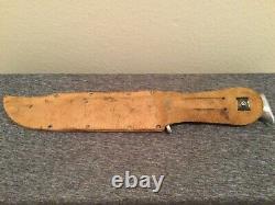 RARE 1950s SOLINGEN GERMANY 13.5 RHINO BOWIE 469 STAG BONE AFRICAN HUNTER KNIFE