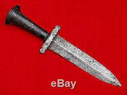 RARE ANTIQUE RUSSIAN HUNTING DAGGER HORN GRIP knife sword blade