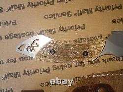 RARE BROWNING mod 257 hunting knife made in Italy with sheath