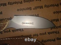 RARE BROWNING mod 257 hunting knife made in Italy with sheath