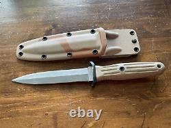 RARE Boker Solingen Applegate-Fairbairn Fighting Dagger Knife Desert Ed-1105.24