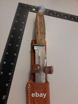 RARE Case Vintage Fixed Blade- With Leather case Collectible