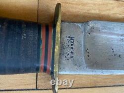 RARE Marbles vintage ideal knife #49 7.75in